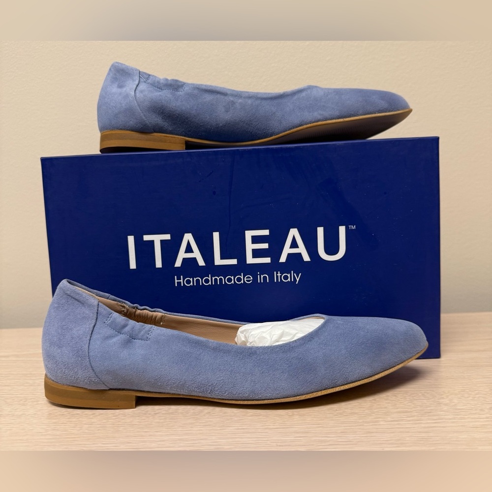 Italeau Mara Celeste Flexcam Ballet Flat, NWT, Size 36.5 (6)